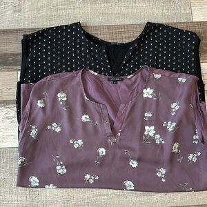 2 Papermoon XL blouses